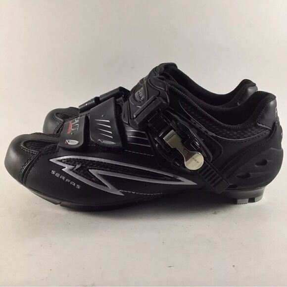Serfas Pilot MTB road cycling shoes cleats black size EU 39 mens 6.5 womens 8.5 - Picture 3 of 8